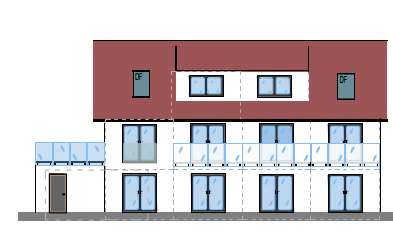 Außenansicht der geplanten Wohnanlage Hoffmeisterstraße Remscheid