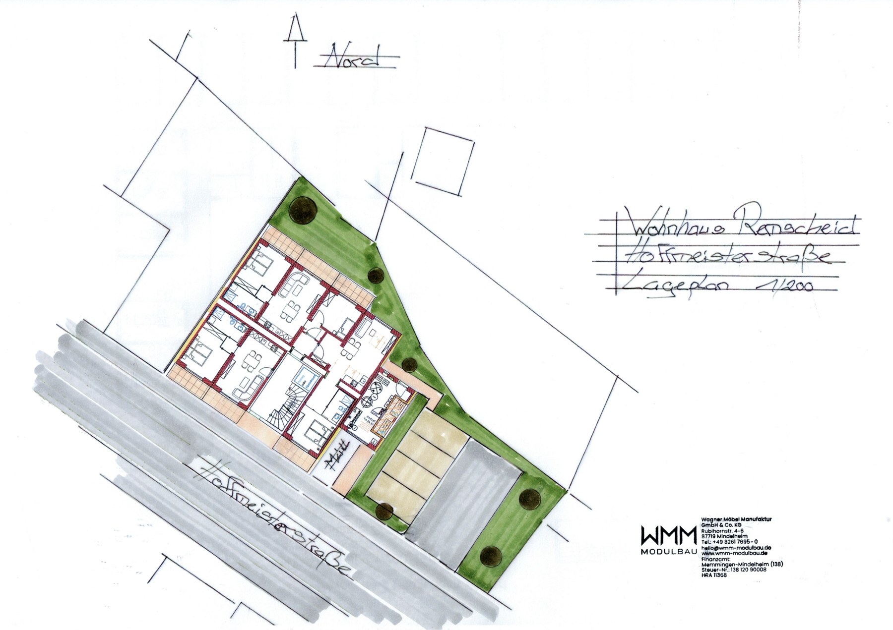 Lageplan Hoffmeisterstraße